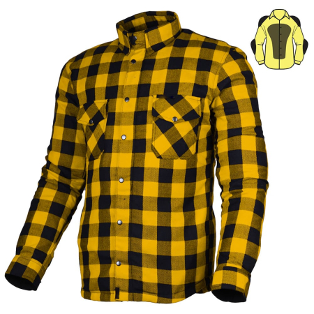 Motorcycle Protective Shirt Yellow