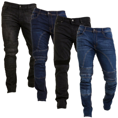 Mens Street Riders Motorcycle Jeans Motorbike Auto Racing Wear Denim Pants Bikers Comfortable Denim Jeans
